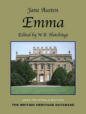 cover image of Emma - British Heritage Database Reader-Printable Edition with Study Materials
